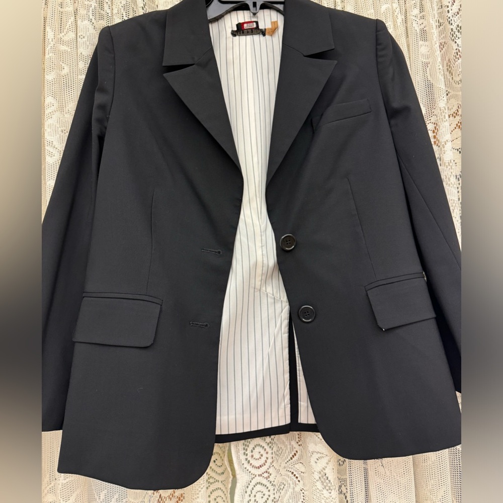 Alice and Olivia Black Blazer Jacket - Picture 4 of 9